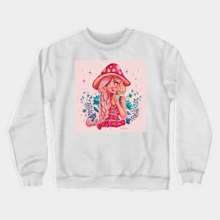 mushoom girl Crewneck Sweatshirt